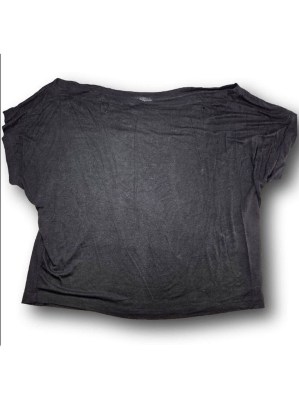 Women's ELOQUII Black Short Sleeve Tee Plus Size 14